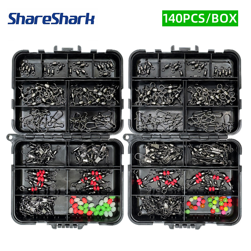 Fishing Equipment Set - ShareShark 140Pcs fishing accessory set, lure