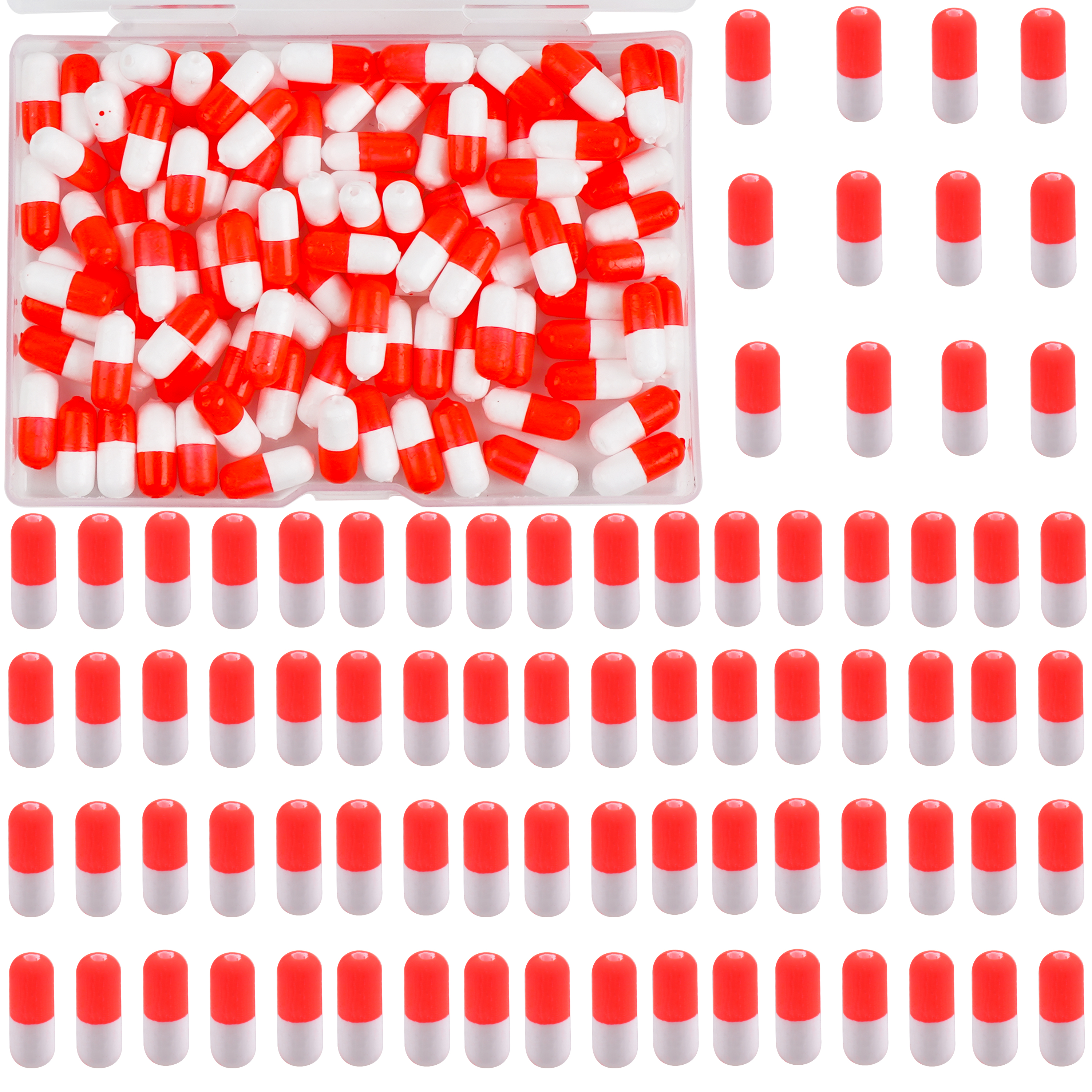 Snell Fishing Rig - 80PCS Foam Floats Pompano Fishing Rigs