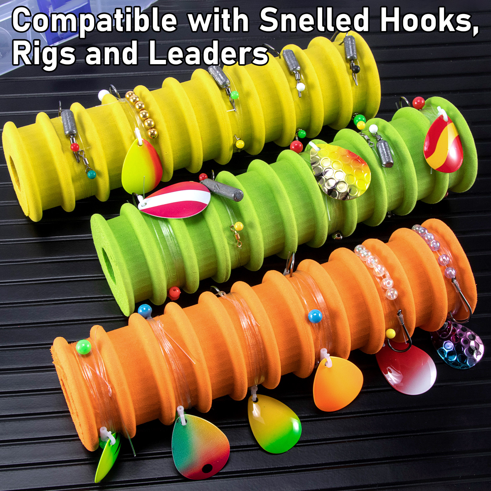 Snell Fishing Rig - 3pcs EVA Foam Spool Winding Line
