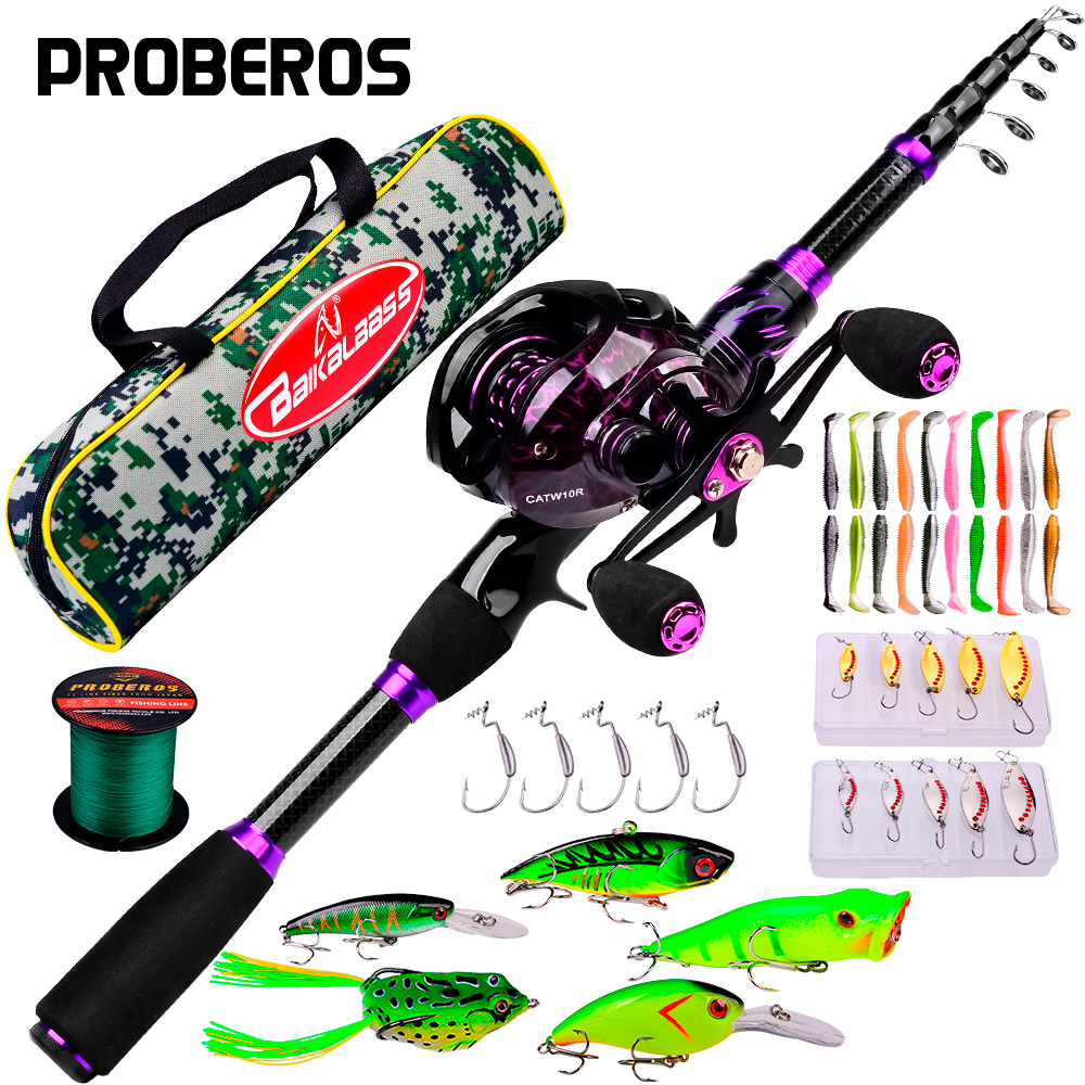 Fishing Equipment Online - PROBEROS 2.1m Baitcasting/Spinning Fishing Rod Reel