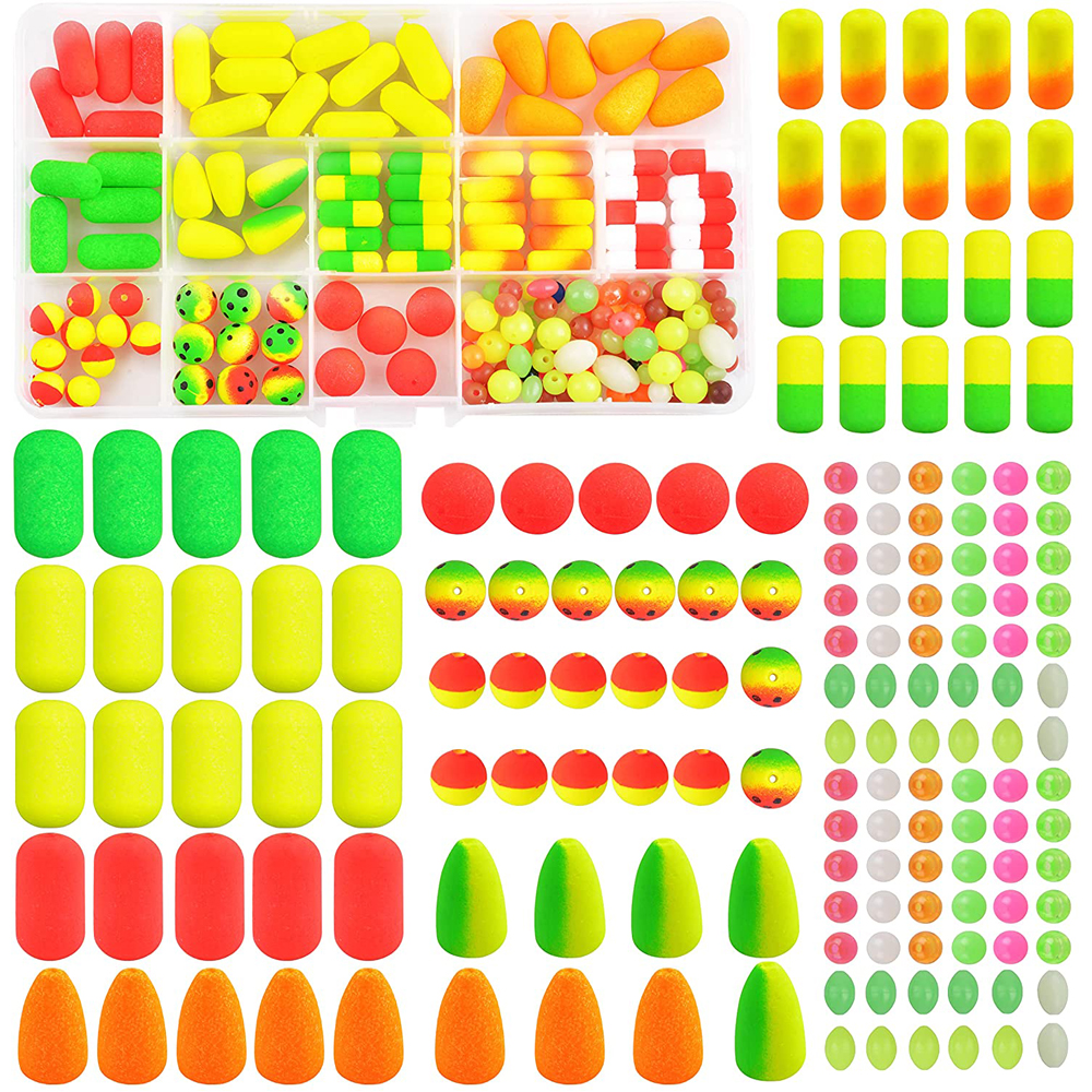 Snell Fishing Rig - 138Pcs Pompano Rigs Floats Beads Kit