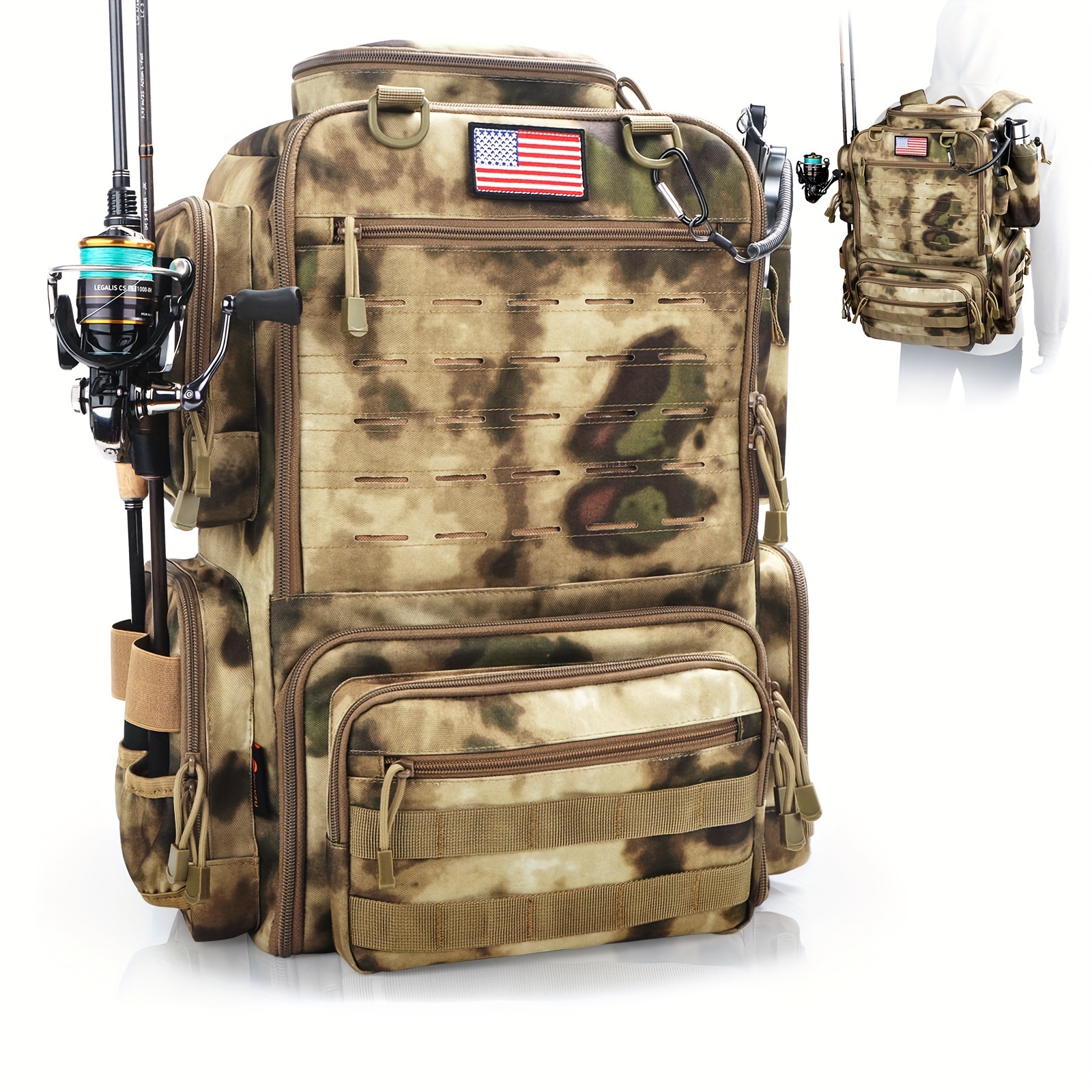 Fishing Equipment Us - A Spacious 11.89gal Fishing Backpack Featuring