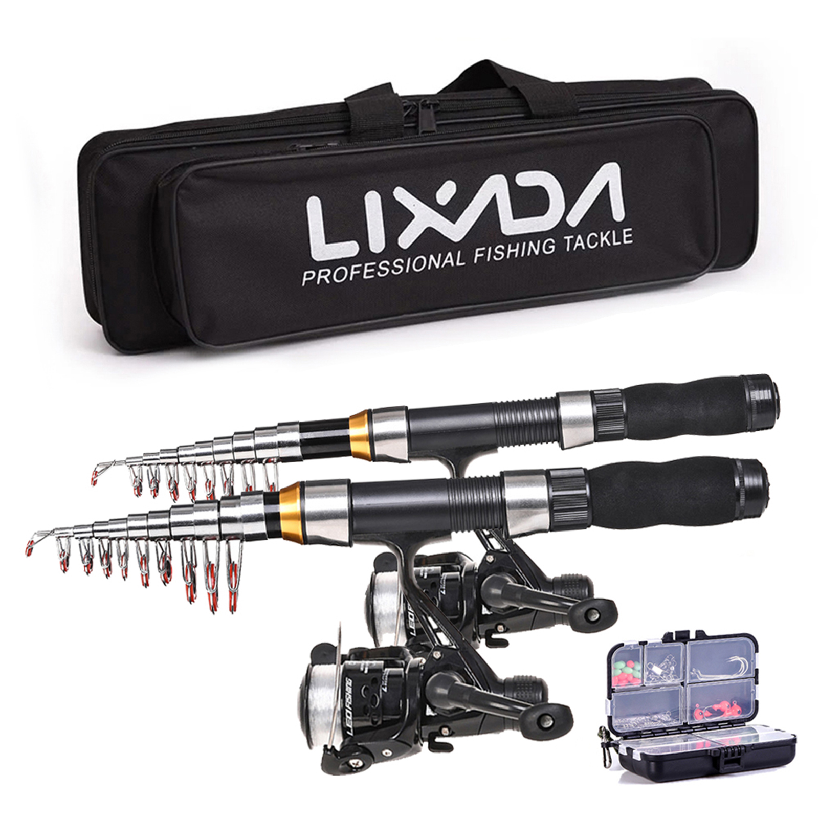 Fishing Equipment Online - Lixada Fishing Rod Reel Combo Full