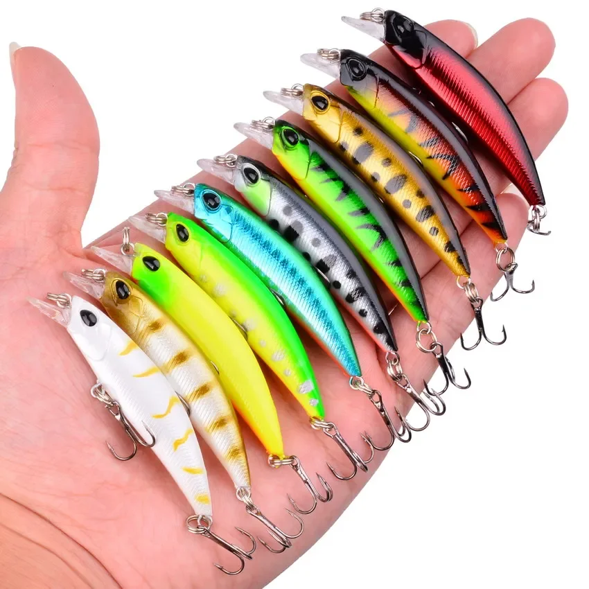Fishing Equipment Set - Laser Slow Mixed Minnow Fishing Lure