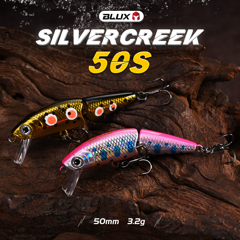 BLUX DR. Minnow Joint 50S Swim - Trout Fishing Lure reseña y precio