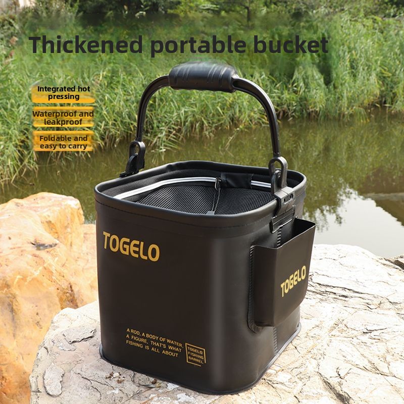 Fish bucket New folding fishin - Fishing Equipment Us reseña y precio