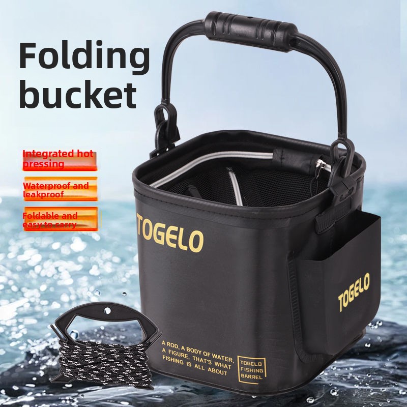Fish bucket New folding fishin - Fishing Equipment Us reseña y precio