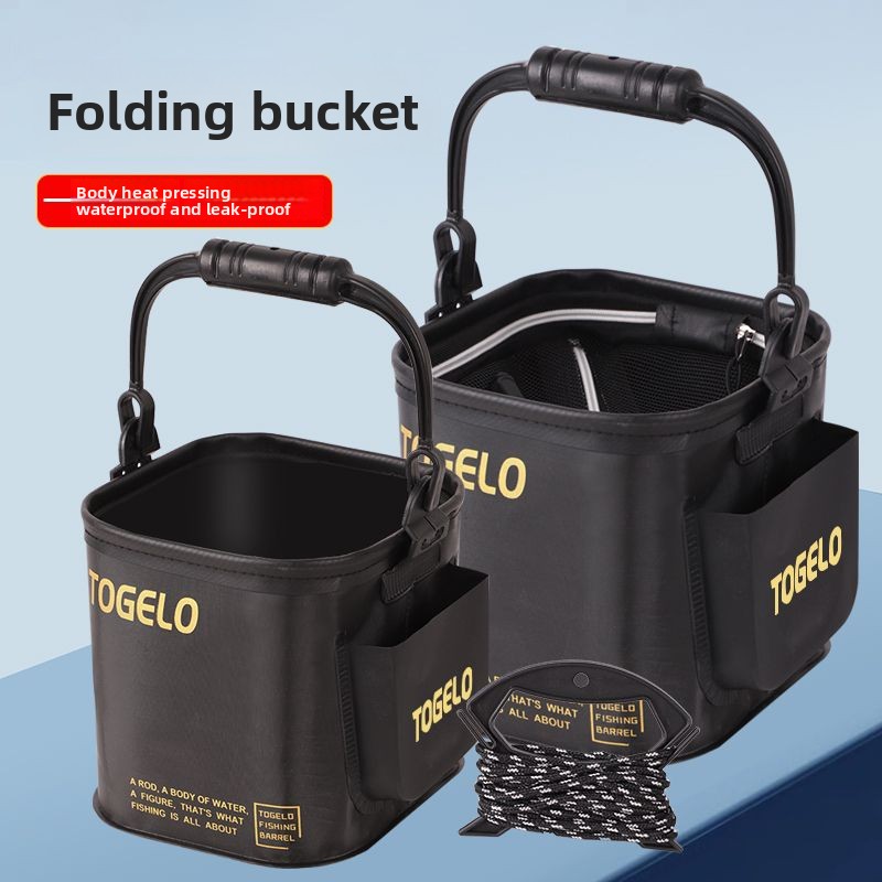 Fish bucket New folding fishin - Fishing Equipment Us reseña y precio