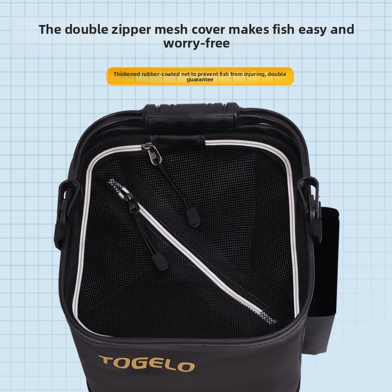 Fish bucket New folding fishin - Fishing Equipment Us reseña y precio