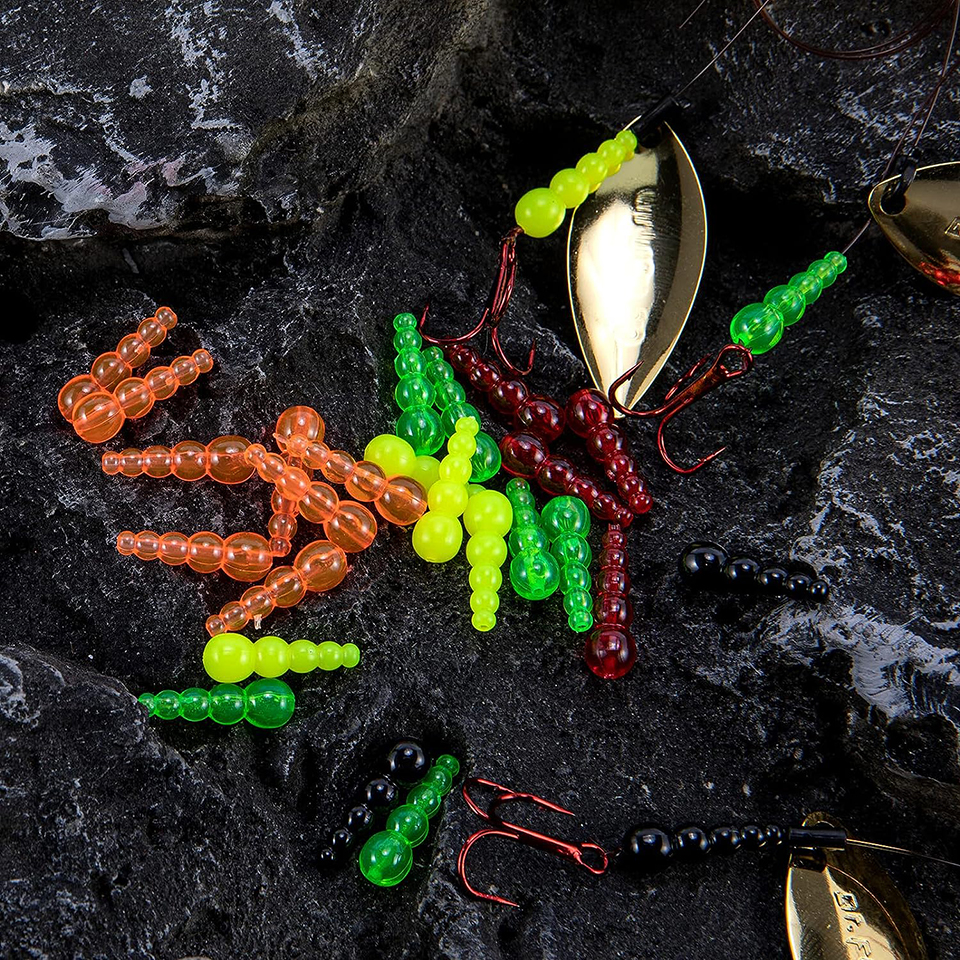 50PCS Stacked Fishing Beads Tr - Trout Fishing Lure reseña y precio