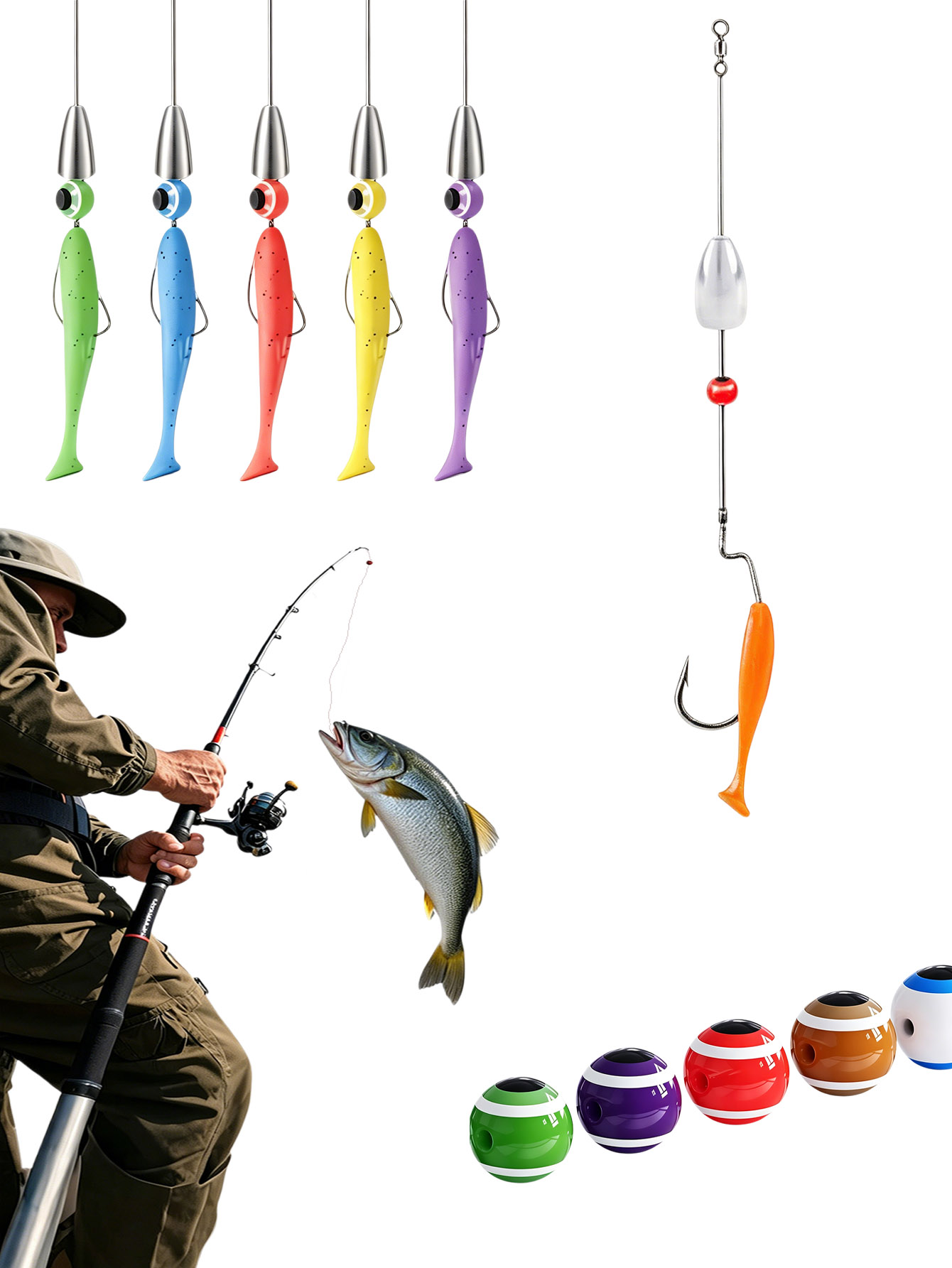 1.8m Telescopic Fishing Rod Co - Fishing Equipment Online reseña y precio