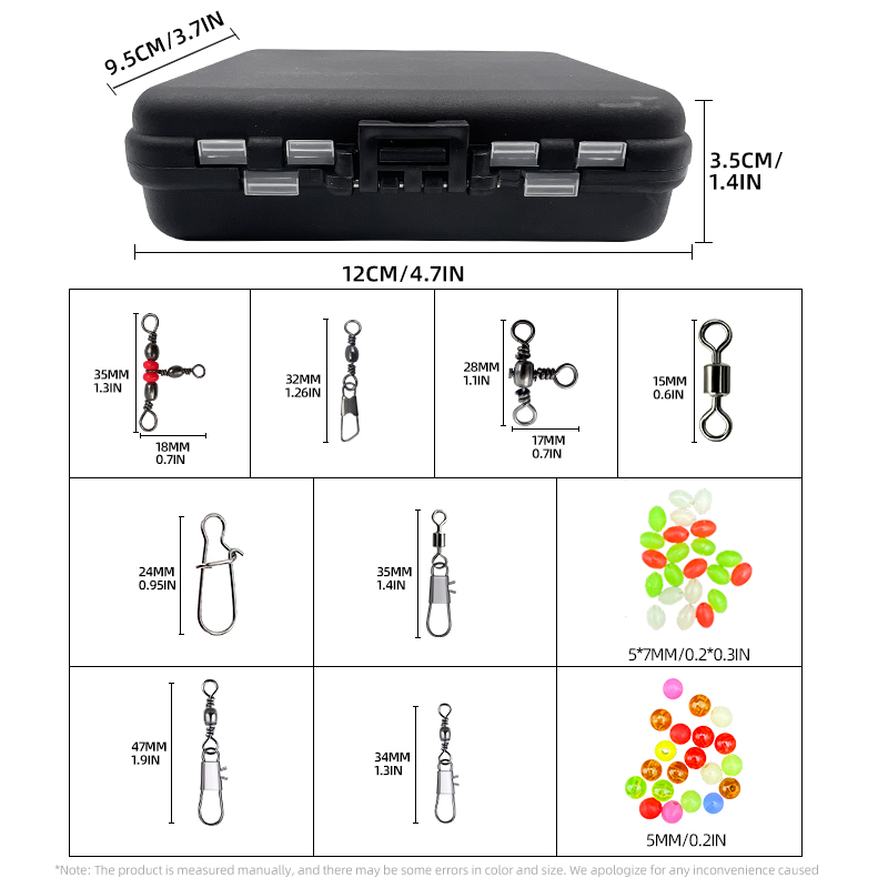 ShareShark 140Pcs fishing acce - Fishing Equipment Set reseña y precio