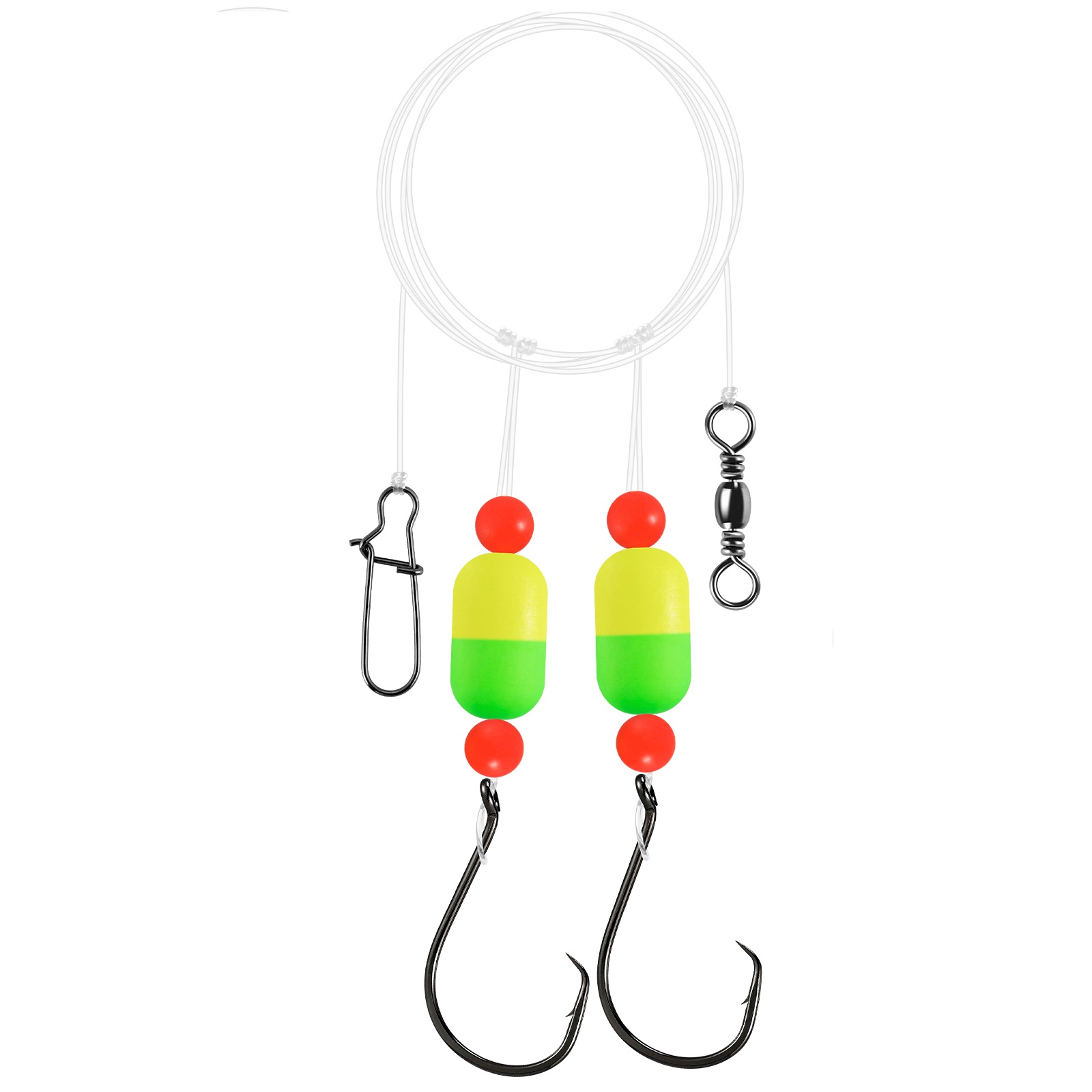 5pcs 100cm Pompano Rigs Surf F - Snell Fishing Rig reseña y precio