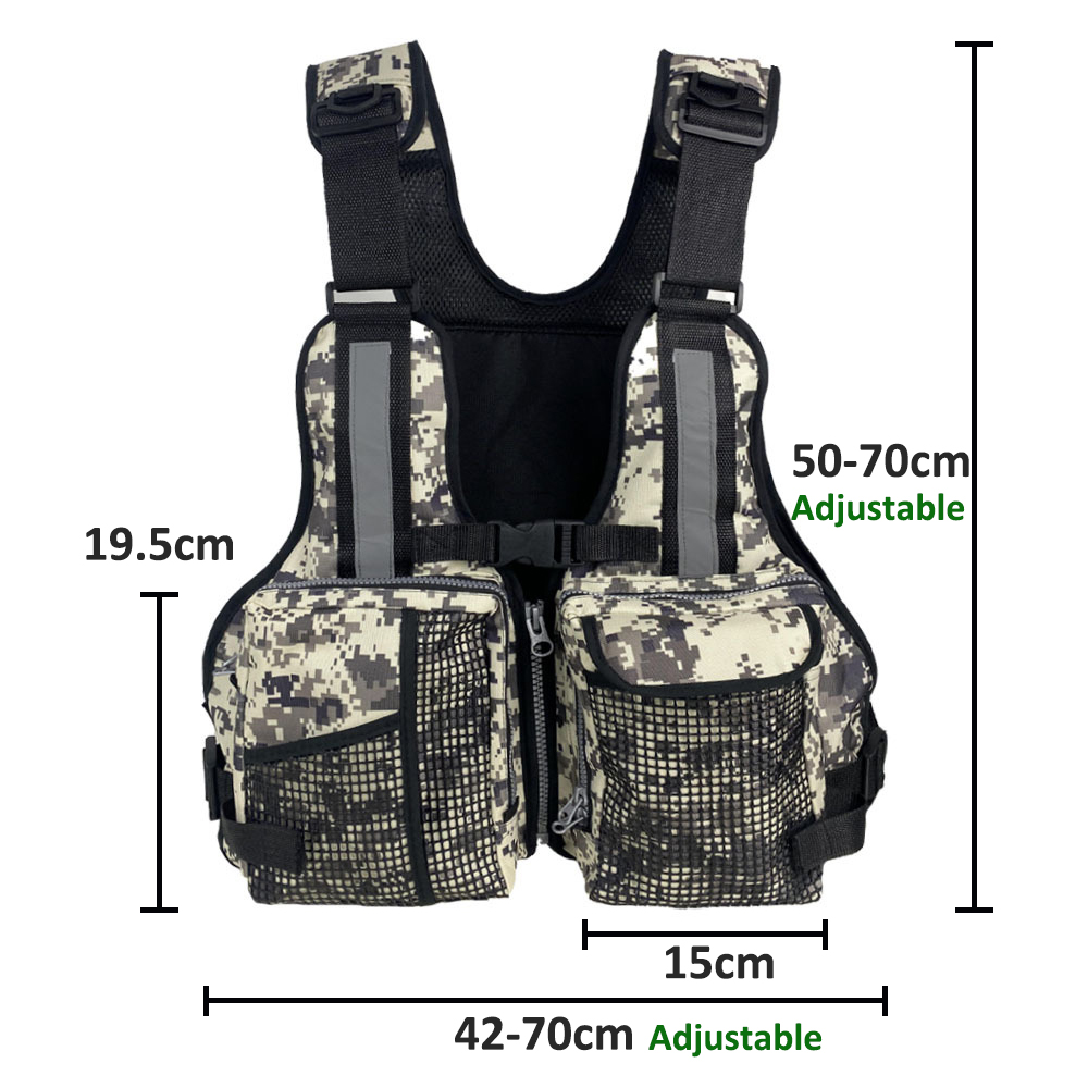Outdoor Fishing Vest with Mult - Fishing Equipment Us reseña y precio