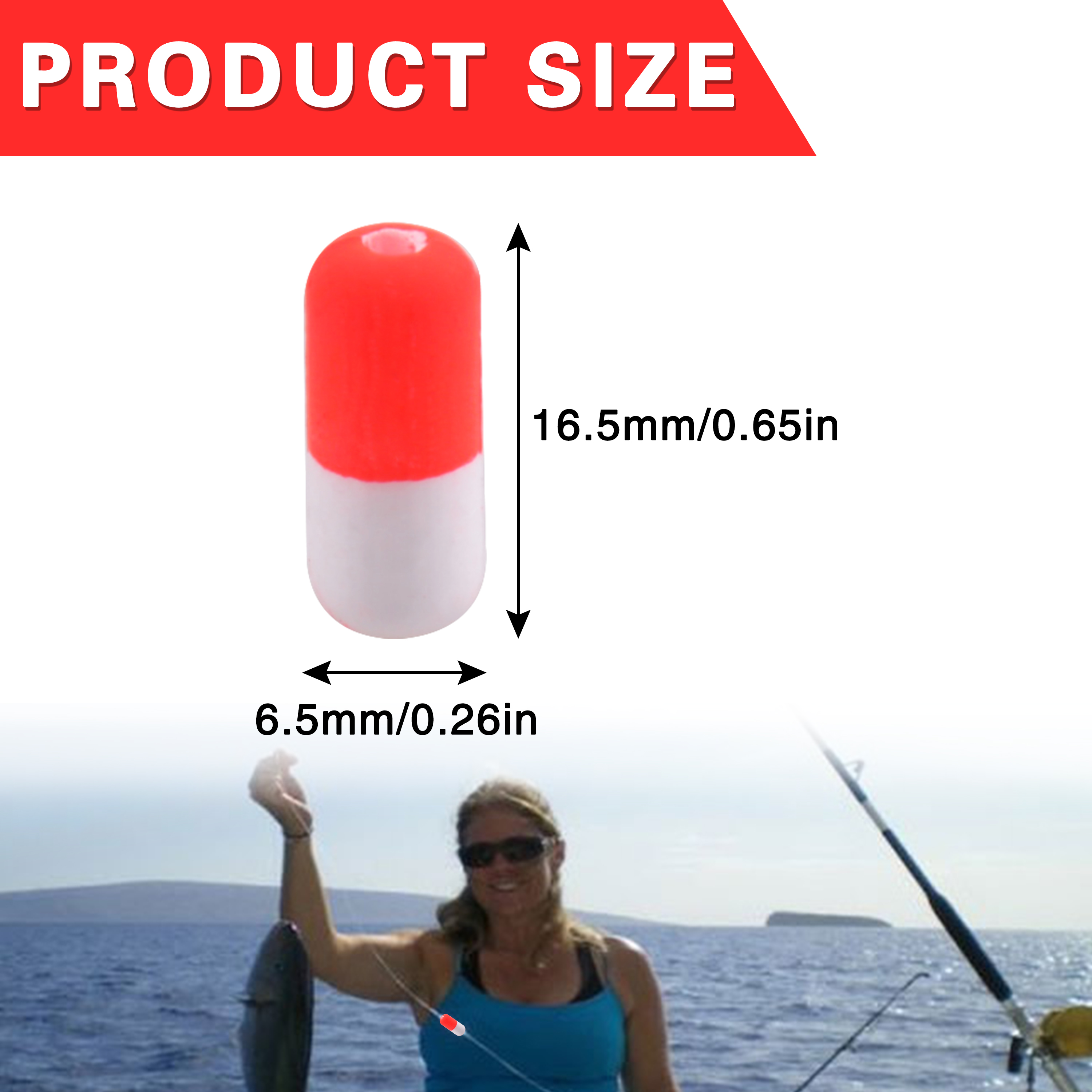 80PCS Foam Floats Pompano Fish - Snell Fishing Rig reseña y precio