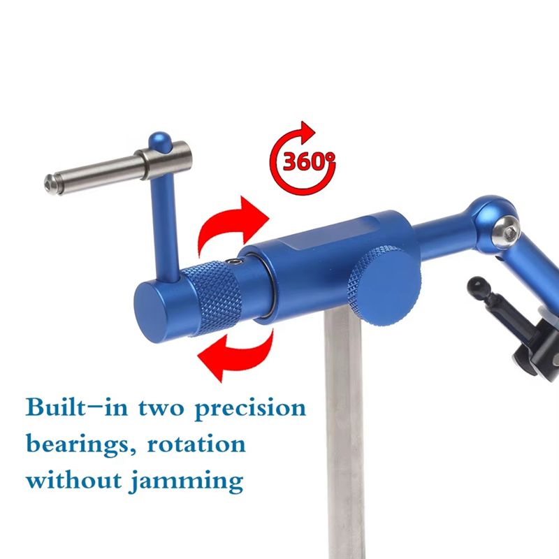 HOES-Fly Tying Vise Rotary Art - Trout Fishing Lure reseña y precio