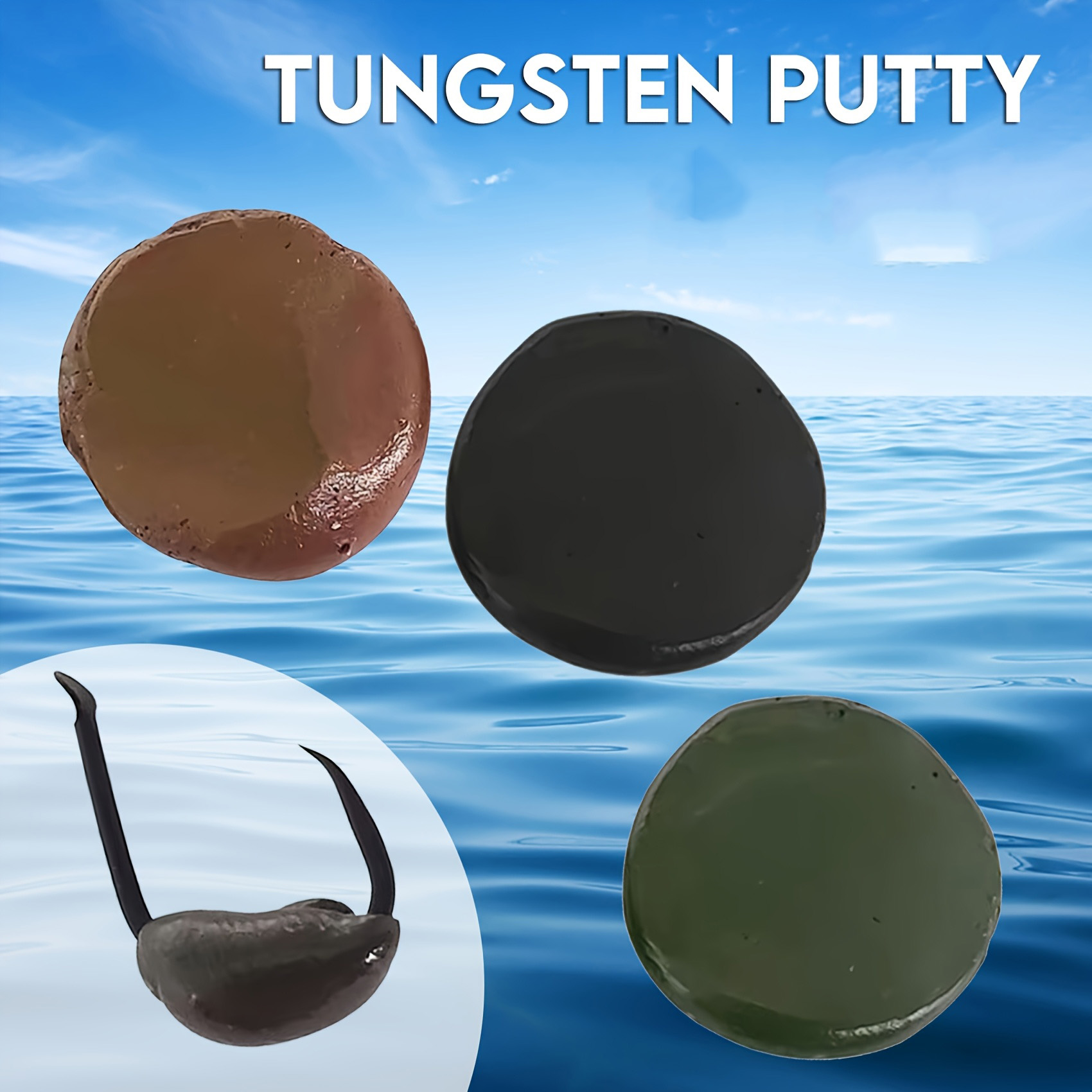 Tungsten Putty 0.5oz(15g) Tika - Fishing Equipment Used reseña y precio