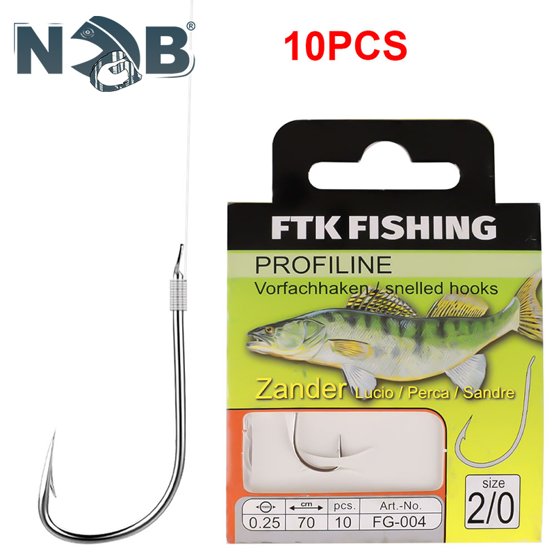FTK 10PCS/pack 70cm Pre-Tied F - Snell Fishing Rig reseña y precio