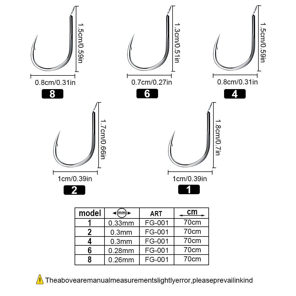 FTK 10PCS/pack 70cm Pre-Tied F - Snell Fishing Rig reseña y precio