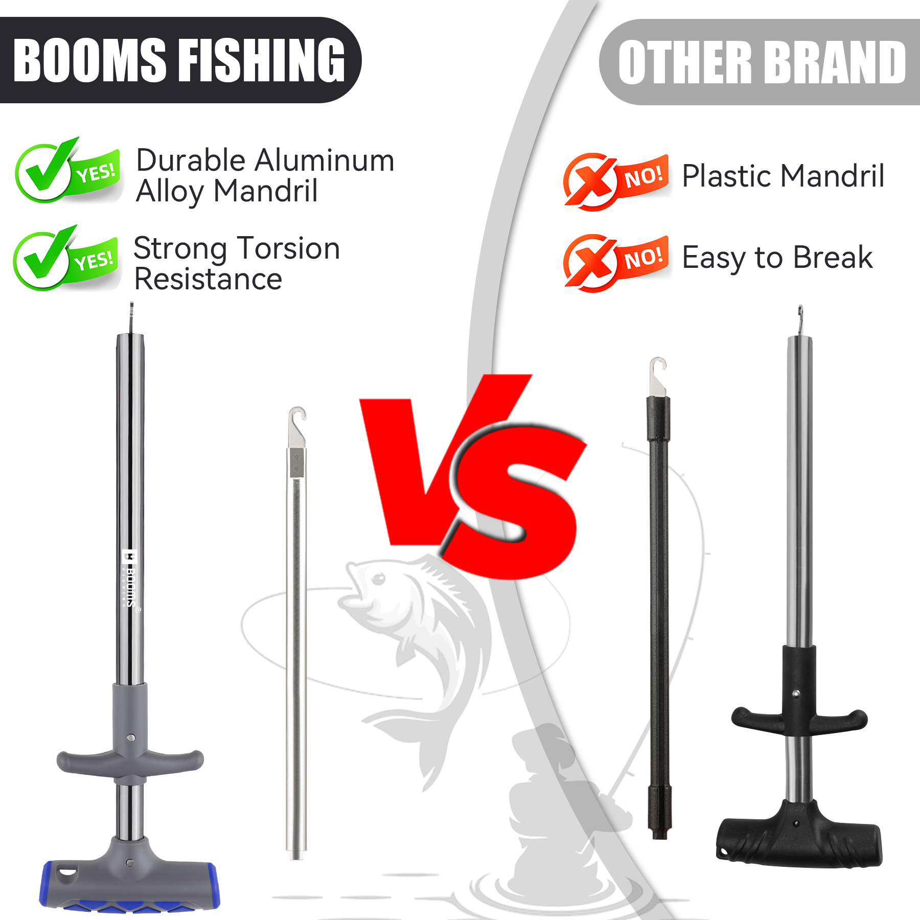 Booms Fishing XW20 Long Fish H - Fishing Equipment Target reseña y precio