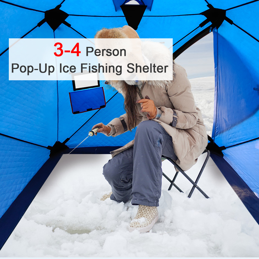 Easy Set-up Winter Fishing Ten - Fishing Equipment You Need reseña y precio