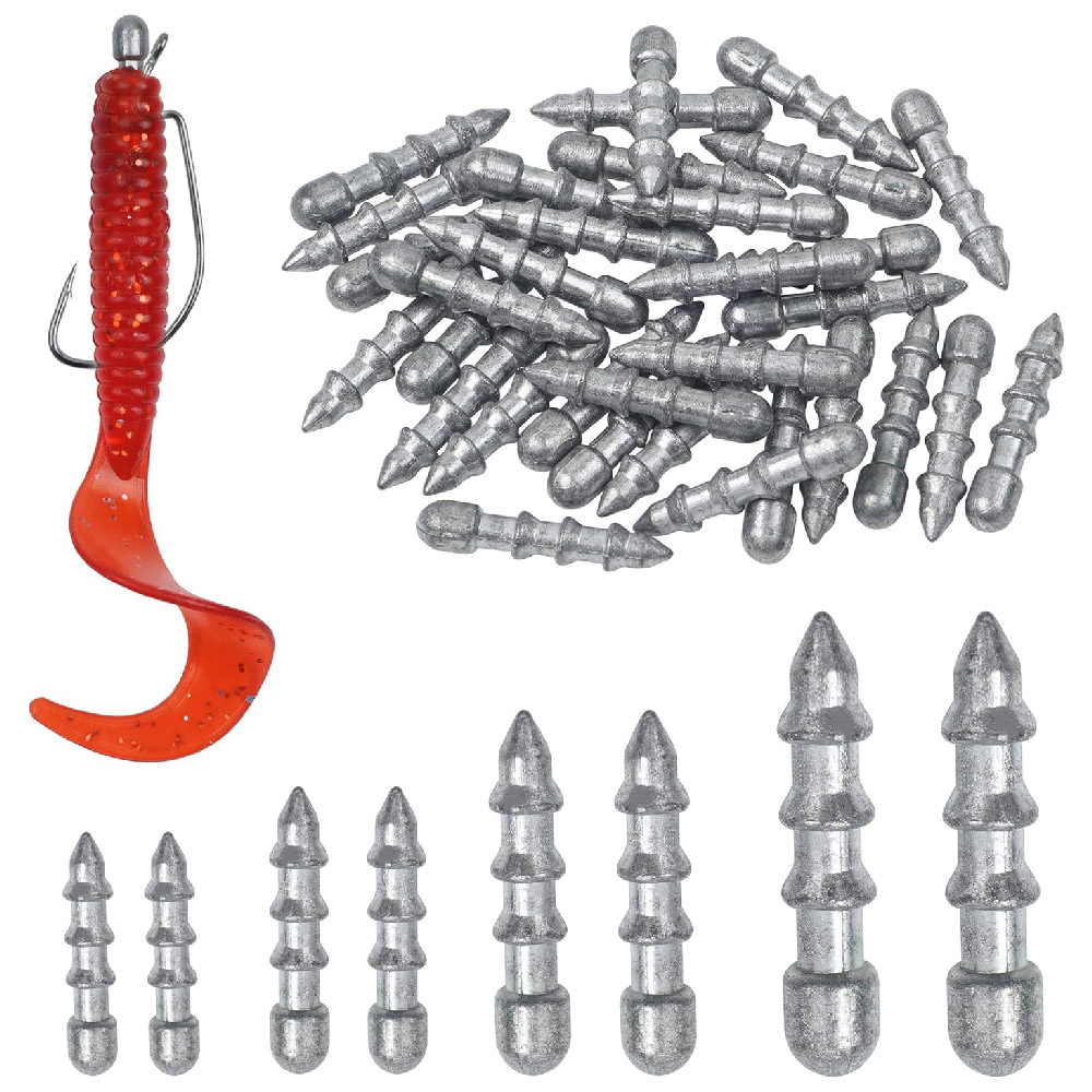 20pcs Nail weights sinkers Wor - Trout Fishing Lure reseña y precio