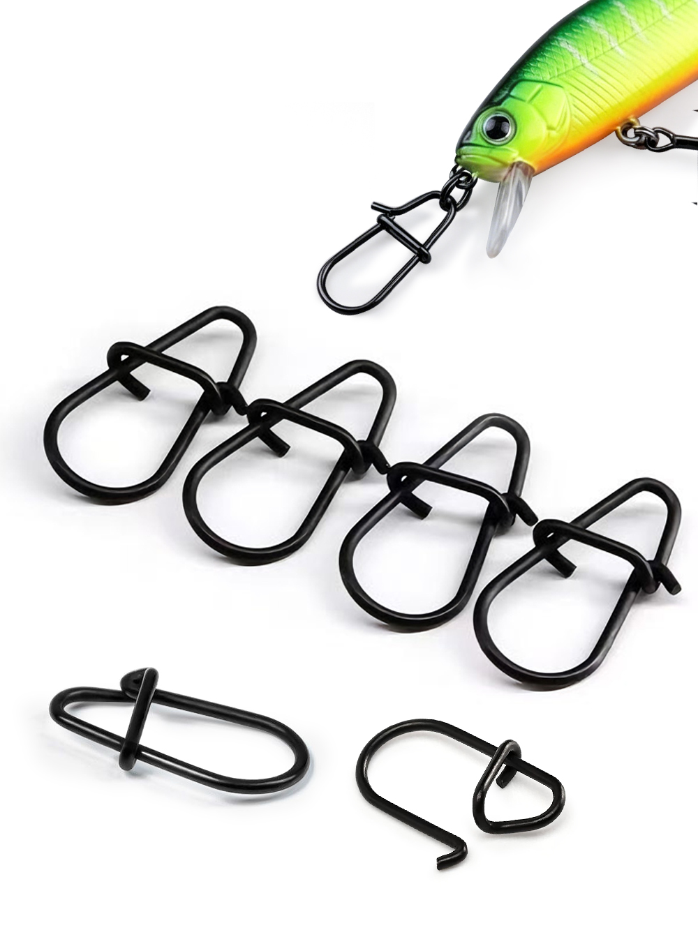 GOBAIT 100Pcs Black Stainless  - Fishing Equipment Used reseña y precio