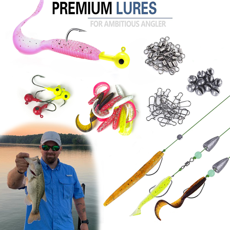 New 120PCS Fishing Lure Set So - Fishing Equipment Set reseña y precio