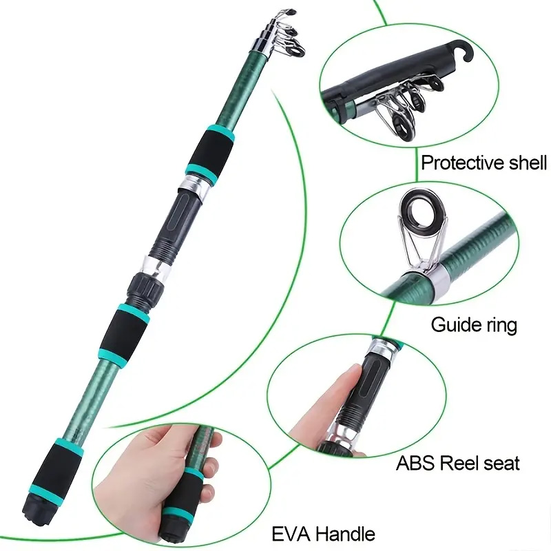 Fishing Pole Set Full Kits Wit - Fishing Equipment Online reseña y precio