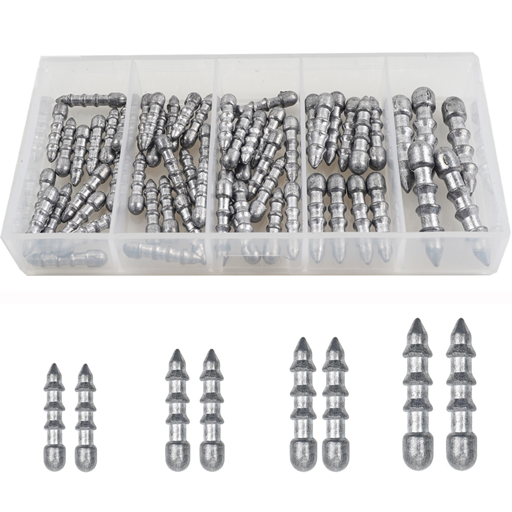 60PCS Nail weights Worm Fishin - Fishing Equipment Used reseña y precio