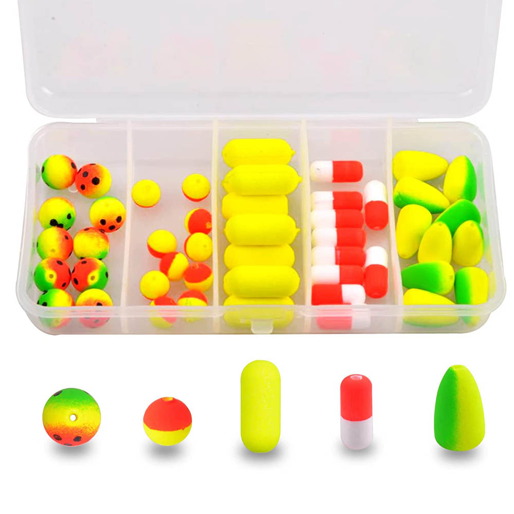 50Pcs Fishing Rig Floats Foam  - Snell Fishing Rig reseña y precio