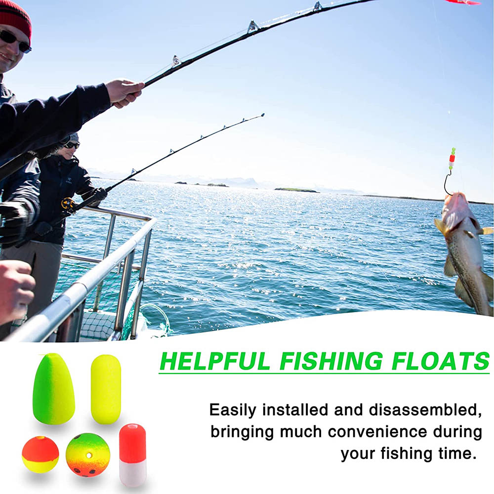 50Pcs Fishing Rig Floats Foam  - Snell Fishing Rig reseña y precio
