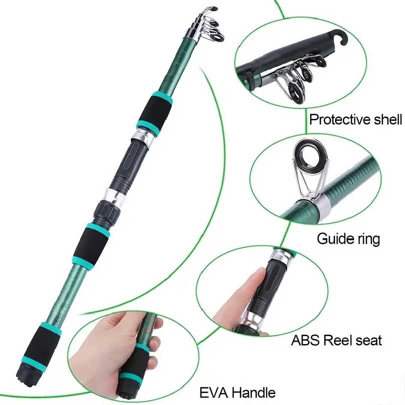 Fishing Pole Set Full Kits Wit - Fishing Equipment Online reseña y precio