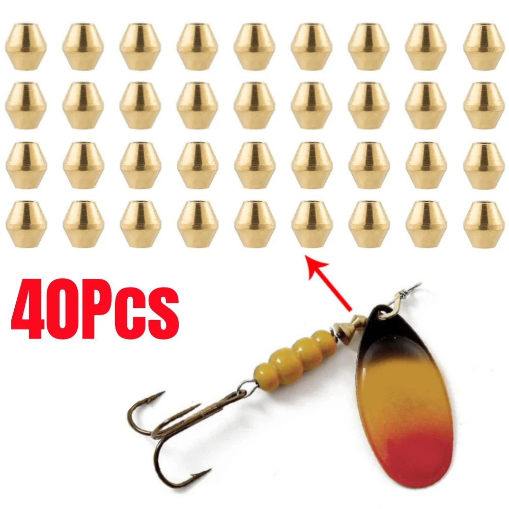 40pcs DIY Lure Brass Fishing B - Trout Fishing Lure reseña y precio