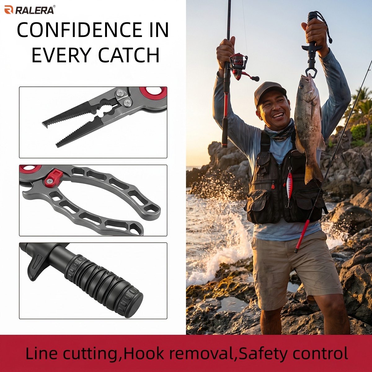 Aluminum Alloy Lure Pliers Fis - Fishing Equipment Set reseña y precio