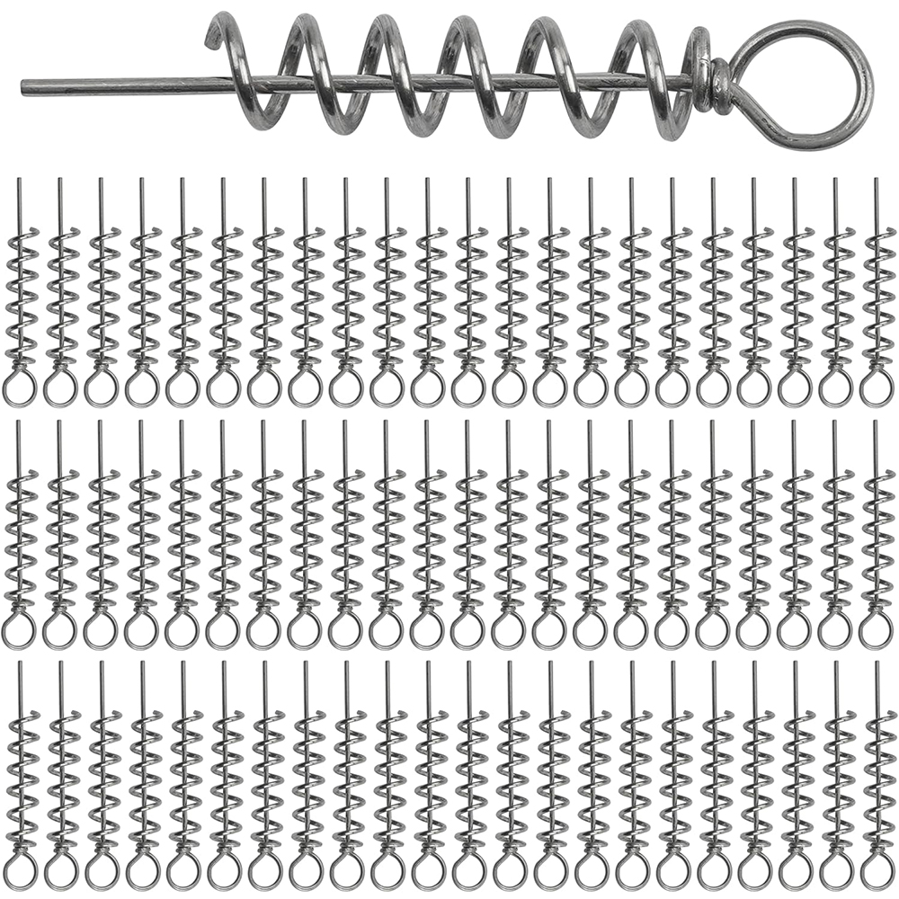 50Pcs Spring Twist Lock Fishin - Fishing Equipment Used reseña y precio