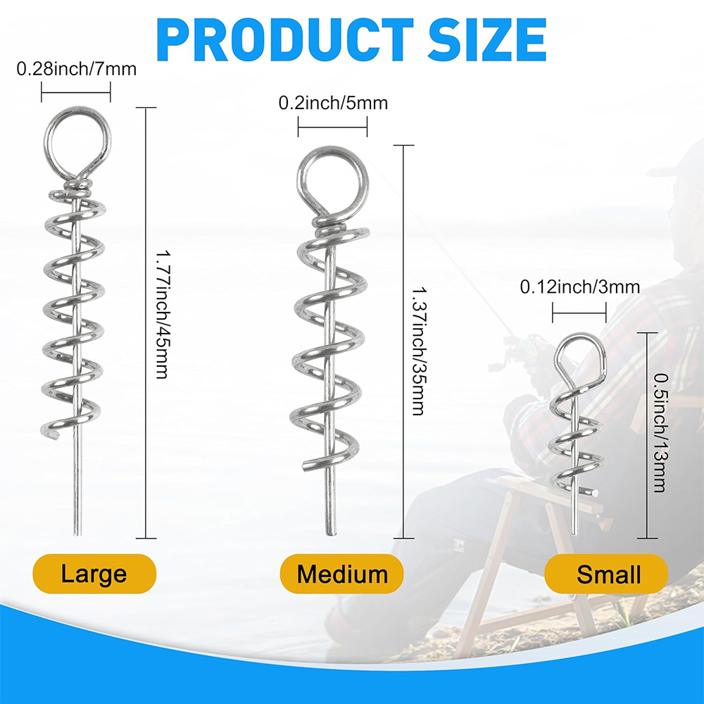 50Pcs Spring Twist Lock Fishin - Fishing Equipment Used reseña y precio