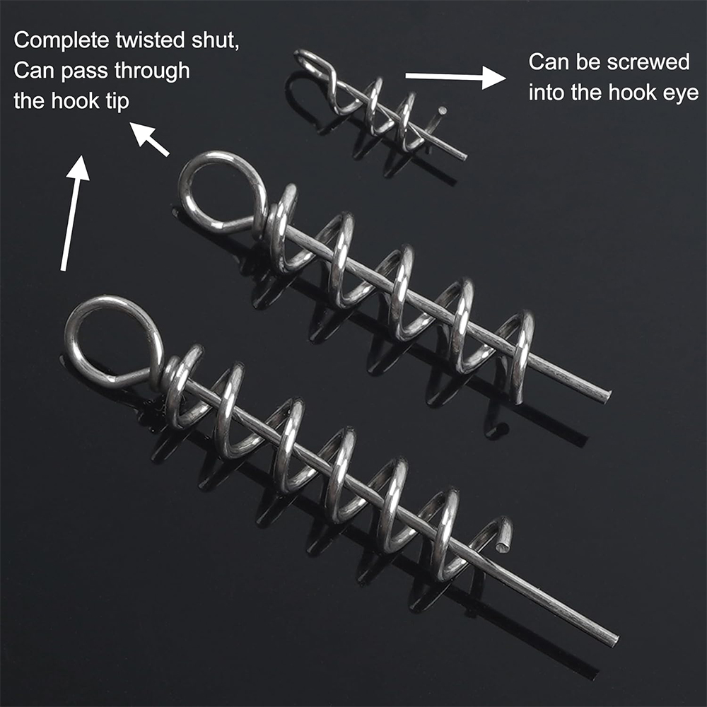 50Pcs Spring Twist Lock Fishin - Fishing Equipment Used reseña y precio