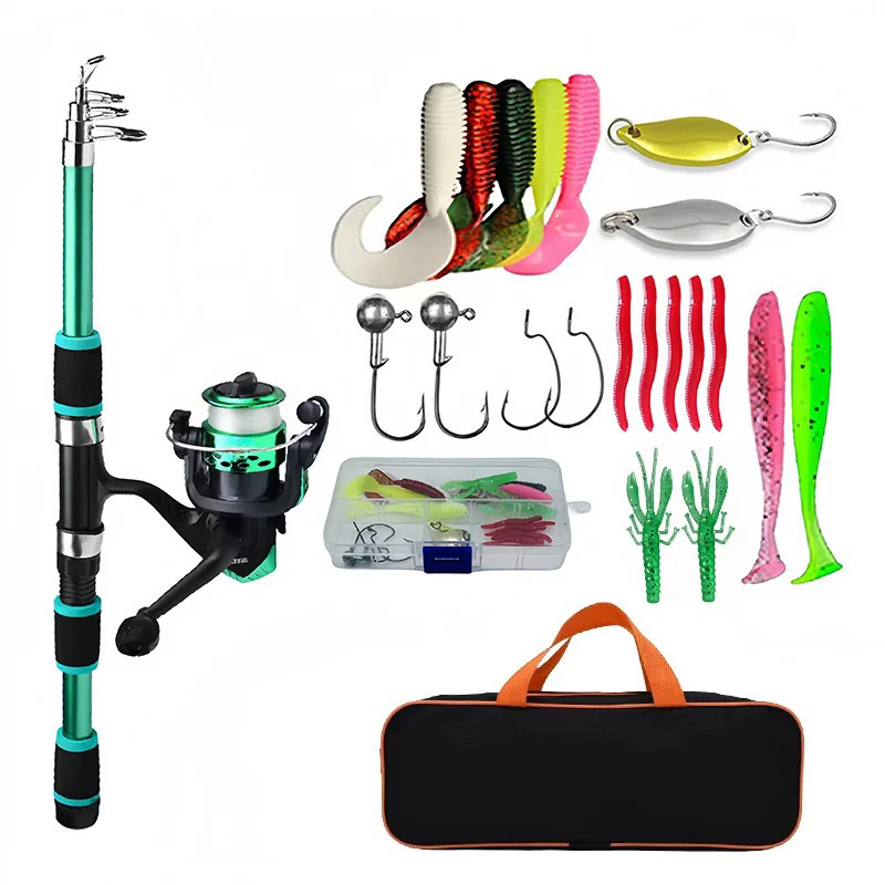 Fishing Pole Set Full Kits Wit - Fishing Equipment Online reseña y precio