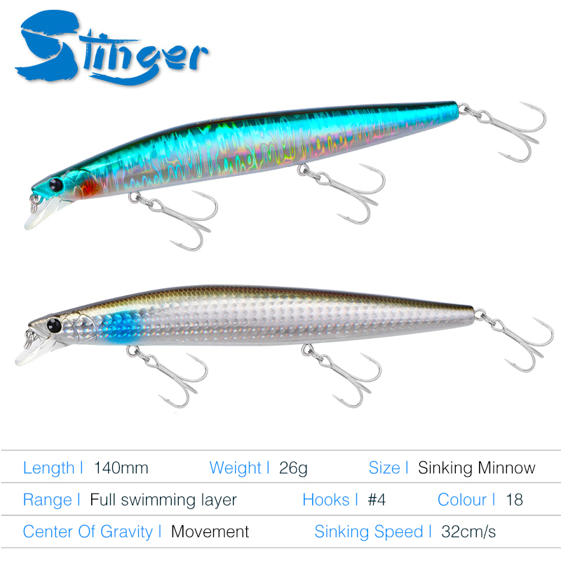 TSURINOYA Stinger 140S Fishing - Trout Fishing Lure reseña y precio
