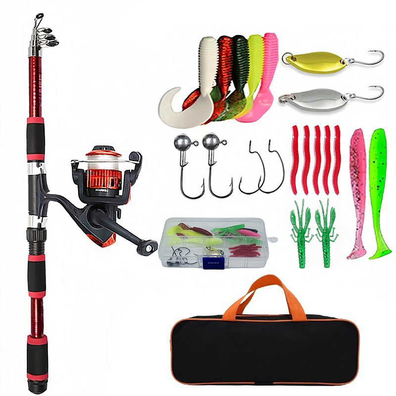 Fishing Pole Set Full Kits Wit - Fishing Equipment Online reseña y precio