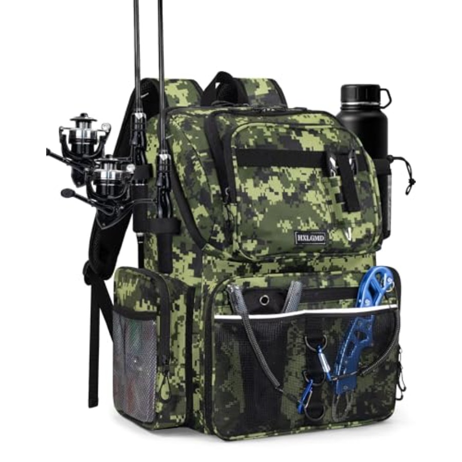 Fishing Backpack with Rod Hold - Fishing Equipment Us reseña y precio