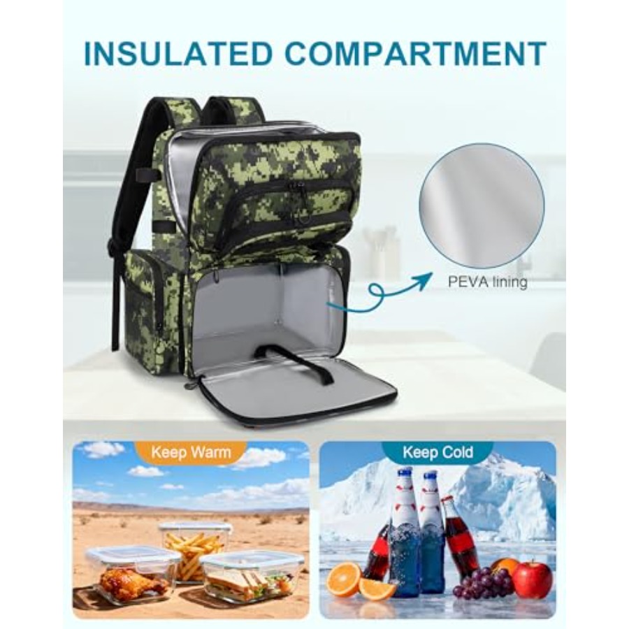 Fishing Backpack with Rod Hold - Fishing Equipment Us reseña y precio