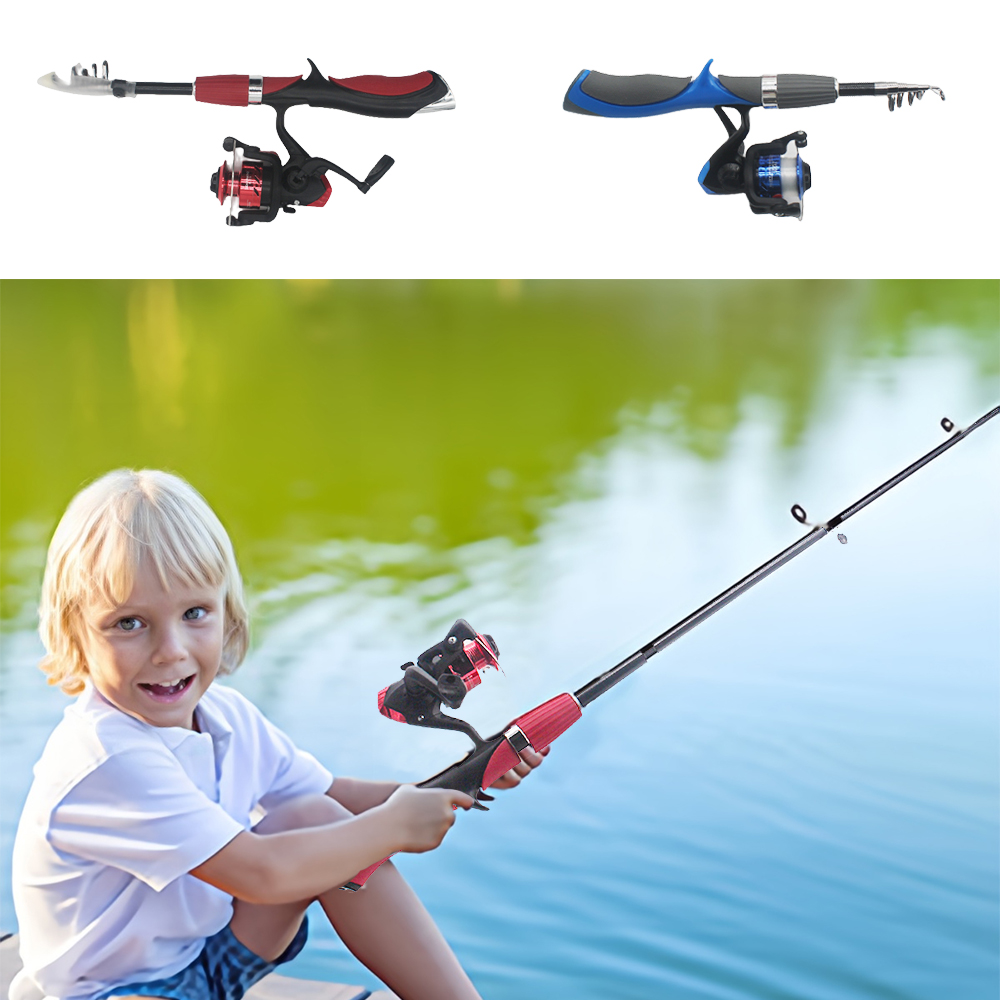 Kids Fishing Pole Set Fishing  - Fishing Equipment Online reseña y precio
